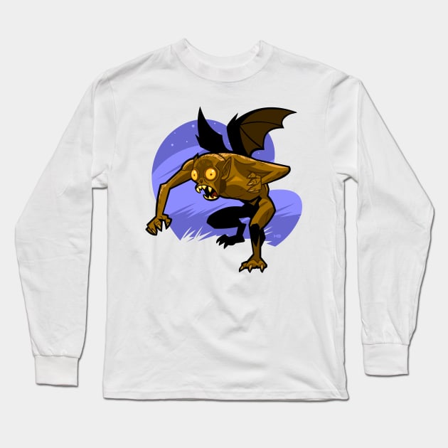 El Chupacabra Long Sleeve T-Shirt by hurleysbrand